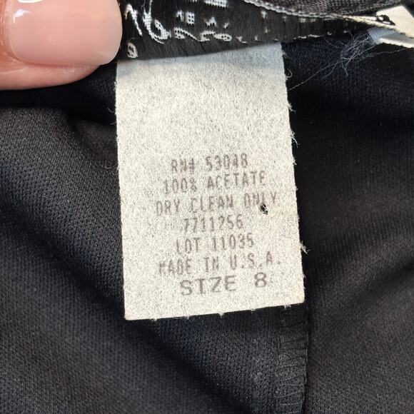 Vintage Superstition Dark Brown Lace with Black Lining size 8 - Picture 7 of 7